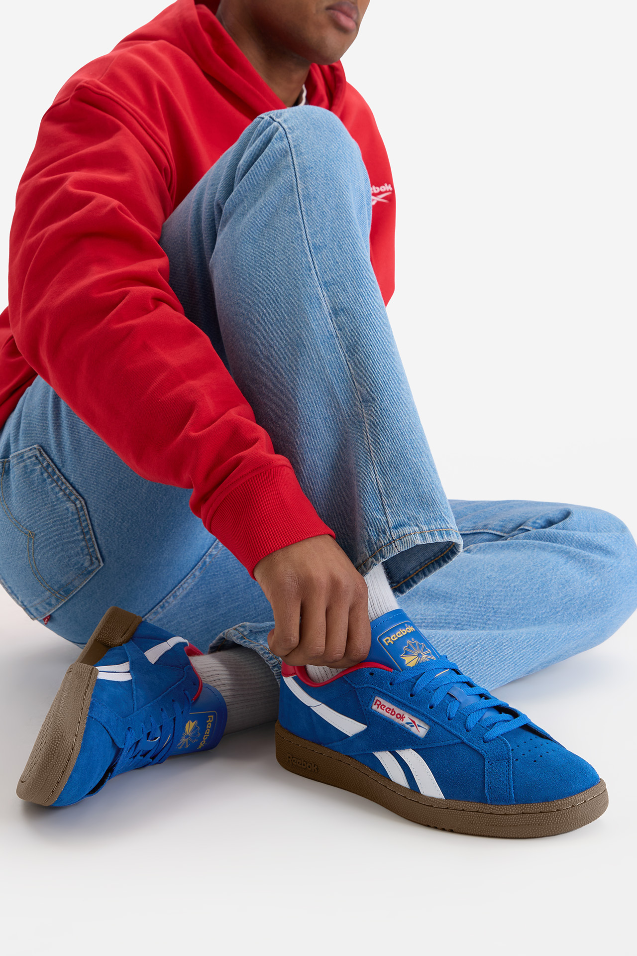 Кеды мужские Reebok CLUB C GROUNDS UK 100244997 43 голубые фото2