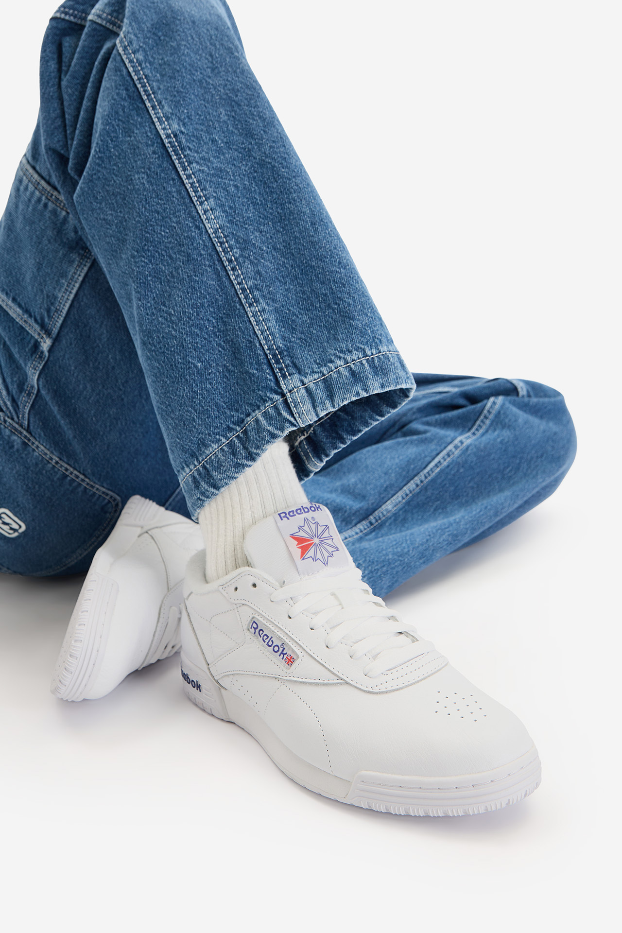 Кеды мужские Reebok EXOFIT LO CLEAN LOGO INT 100000169 44 белые фото2