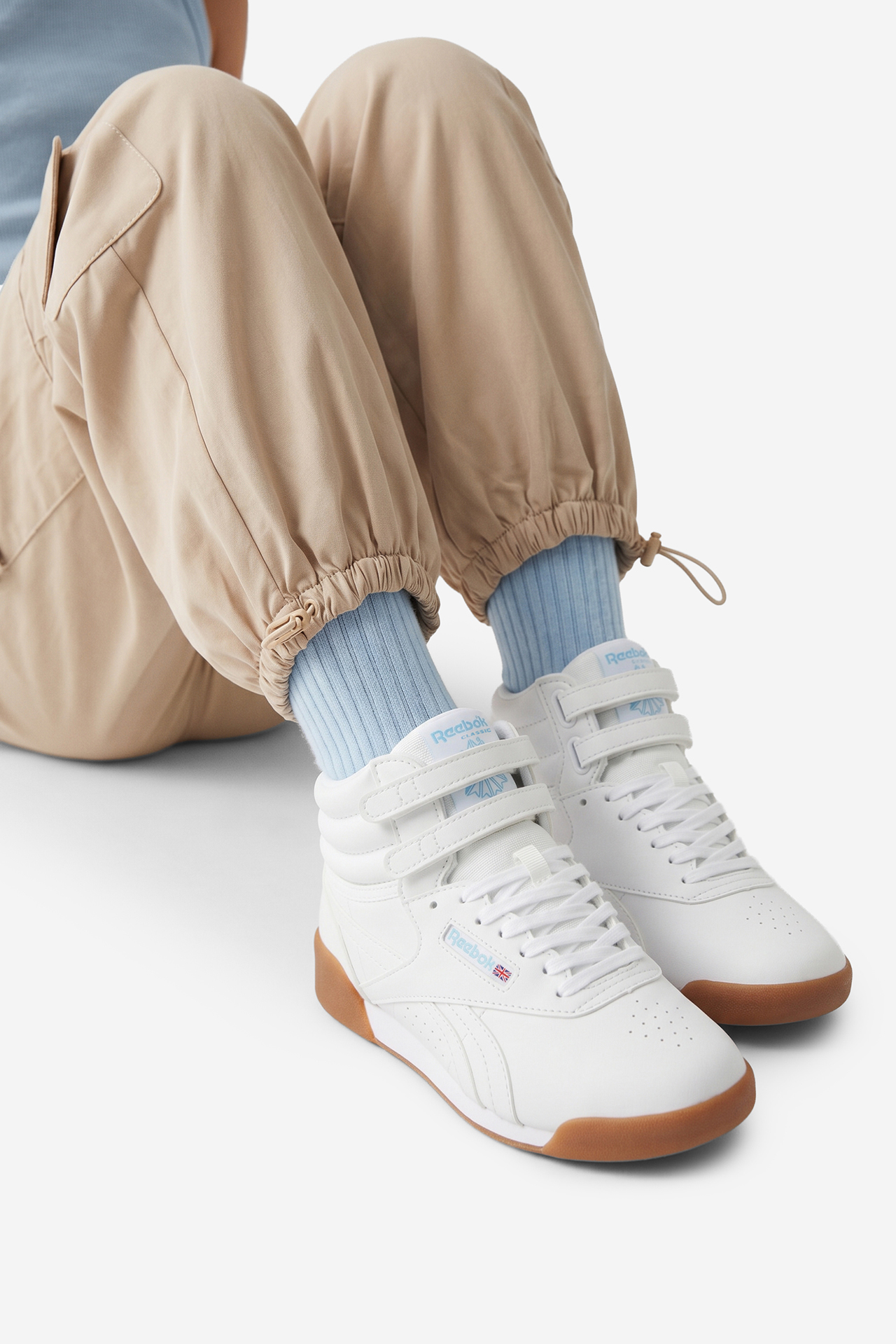 Кеды высокие для девочек Reebok F/S LO 100272643 28 белые фото2