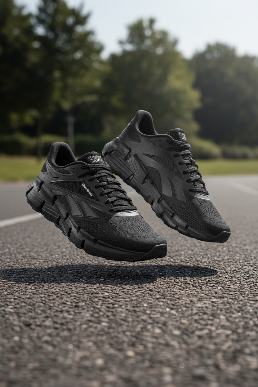 Кроссовки для бега мужские Reebok ZIG DYNAMICA 6 100225490 46 черные фото9
