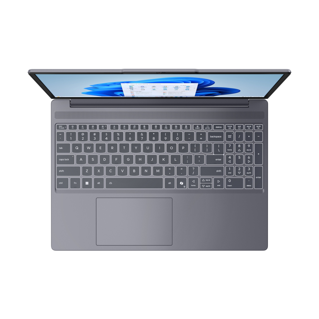 Ноутбук LENOVO IdeaPad Slim 3 15IRH10 Luna Grey (83K101KARA) фото2