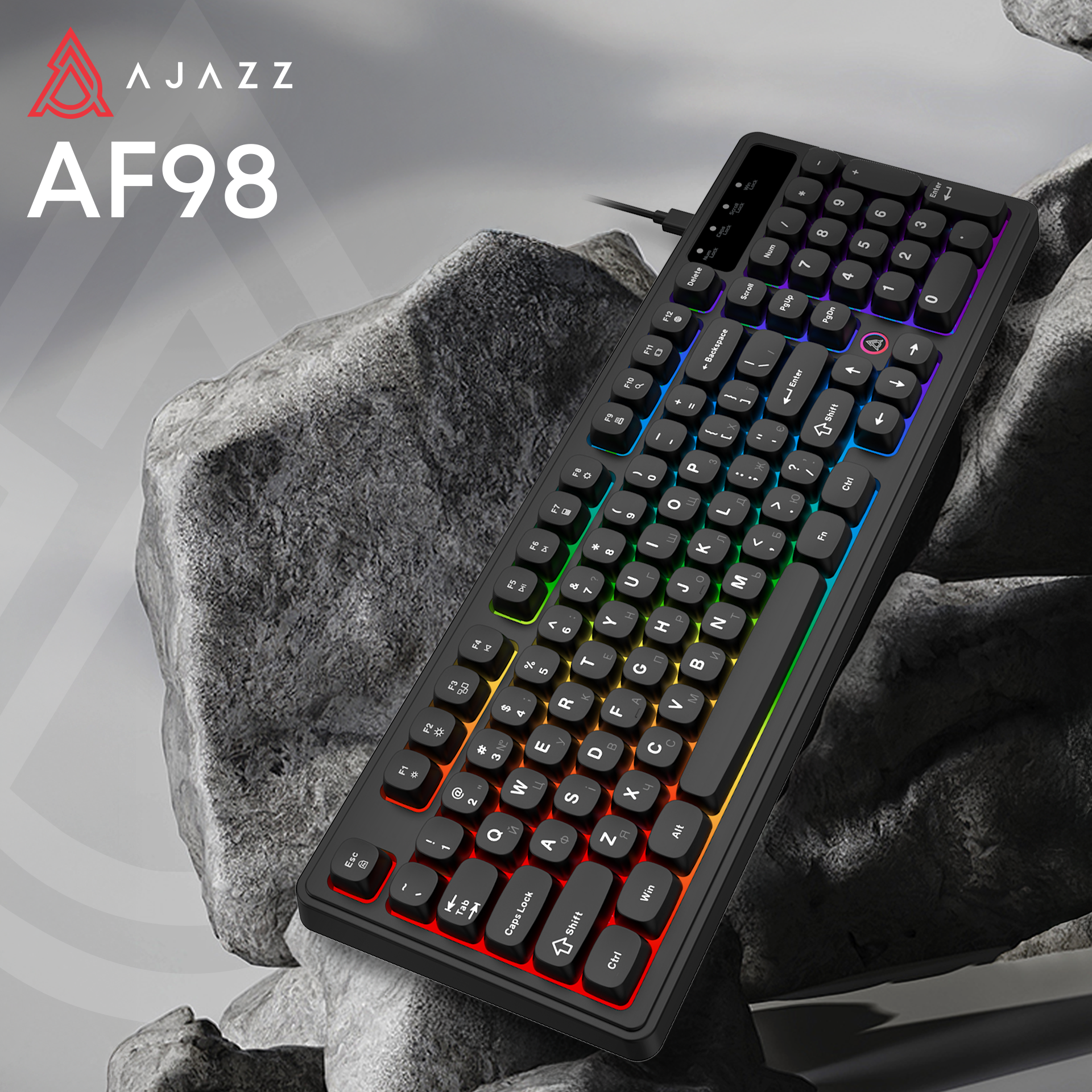 Игровая клавиатура Ajazz AF98 Black (AF98-B) фото6