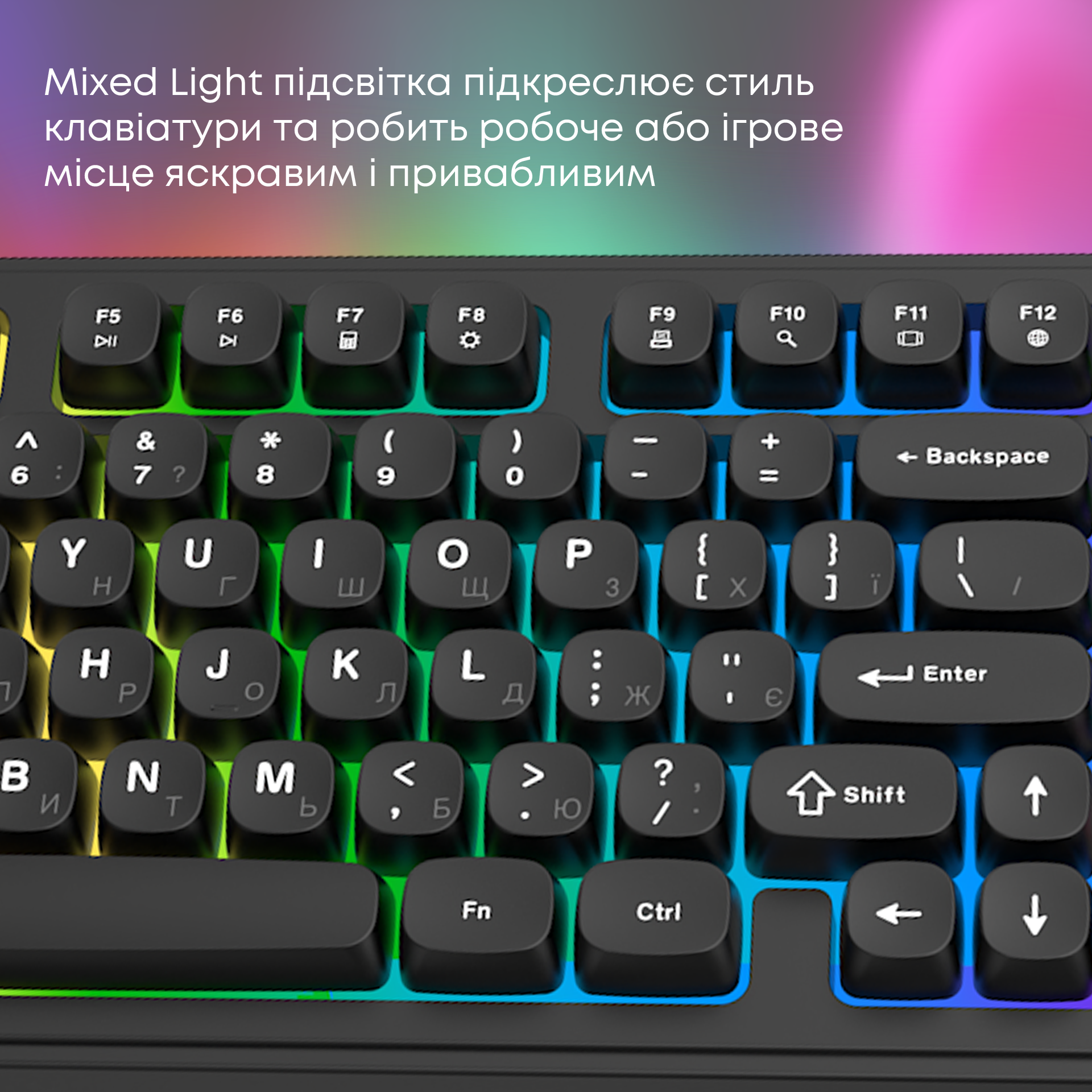 Игровая клавиатура Ajazz AF98 Black (AF98-B) фото10