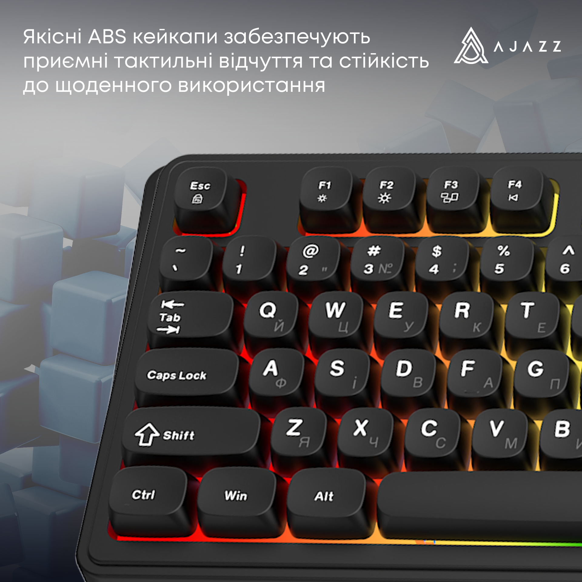 Игровая клавиатура Ajazz AF98 Black (AF98-B) фото11