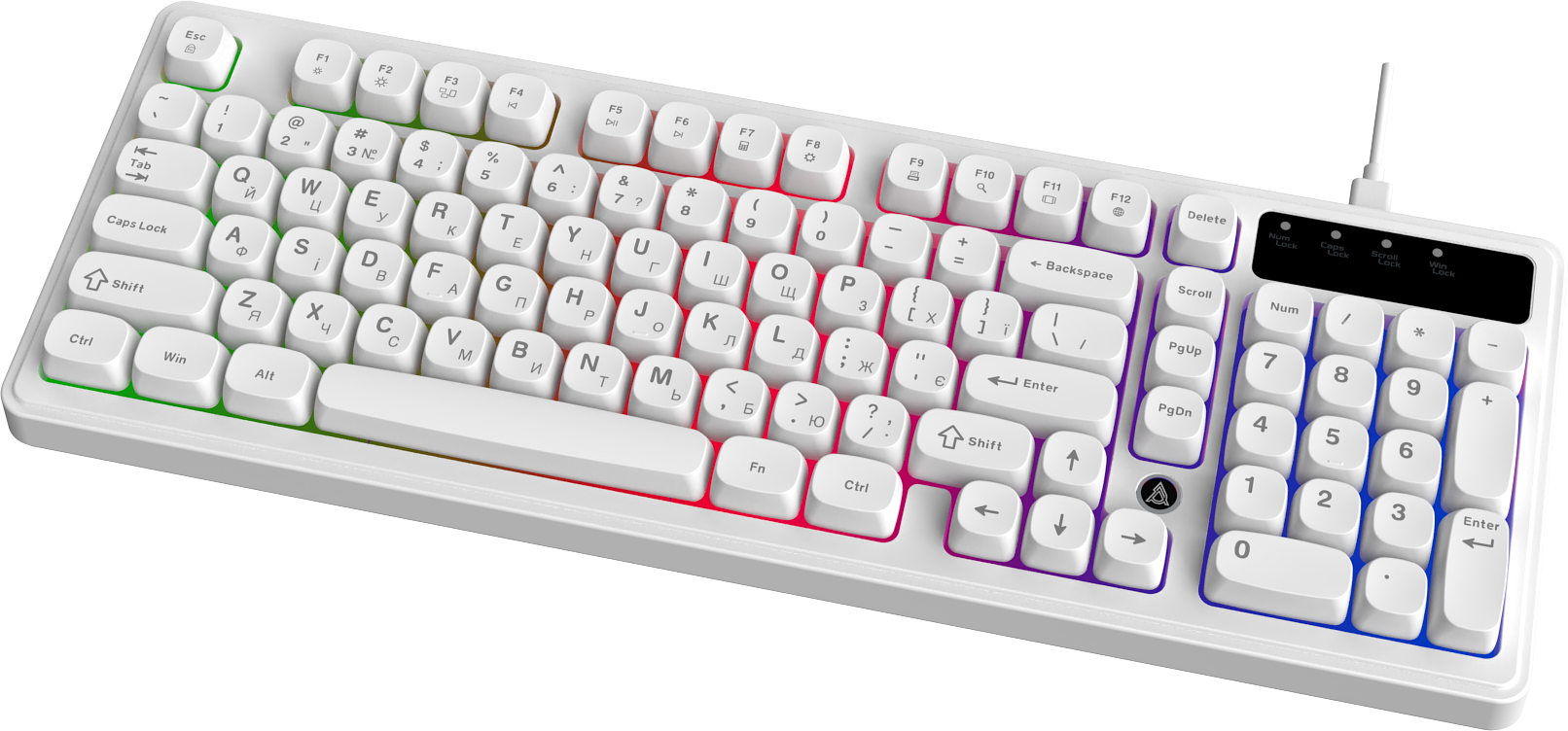 Игровая клавиатура Ajazz AF98 White (AF98-W) фото3