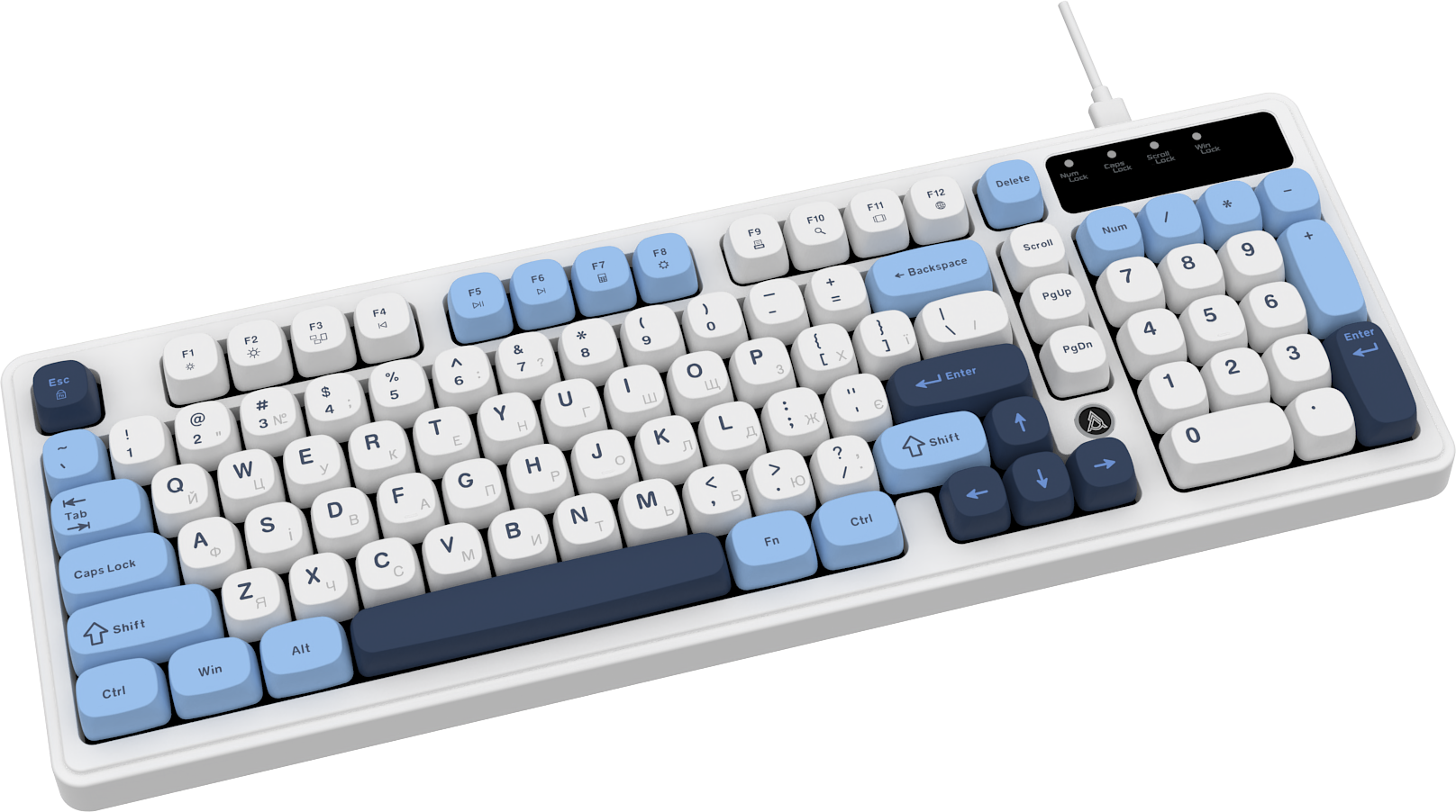 Игровая клавиатура Ajazz AF98 Glacier Blue (AF98-GB) фото