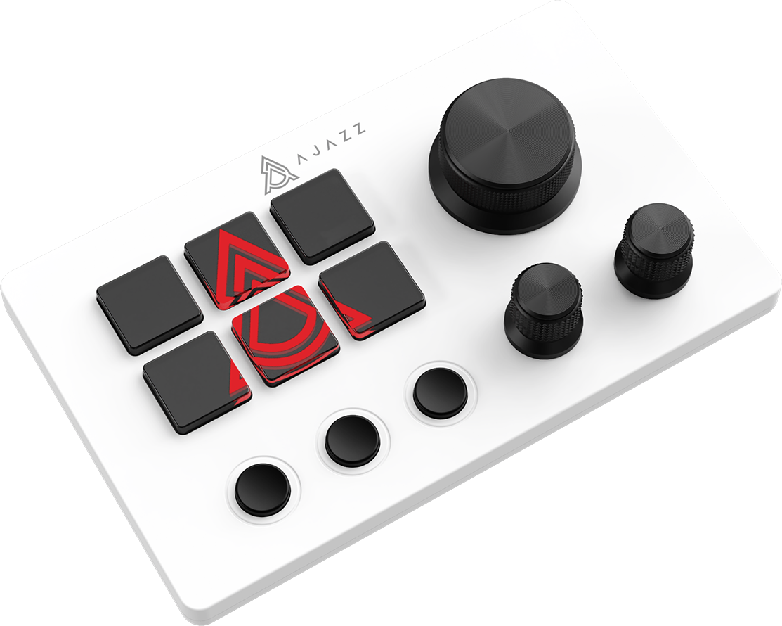Контролер для стримінгу Ajazz AKP03E USB White (AKP03E-W) фото3