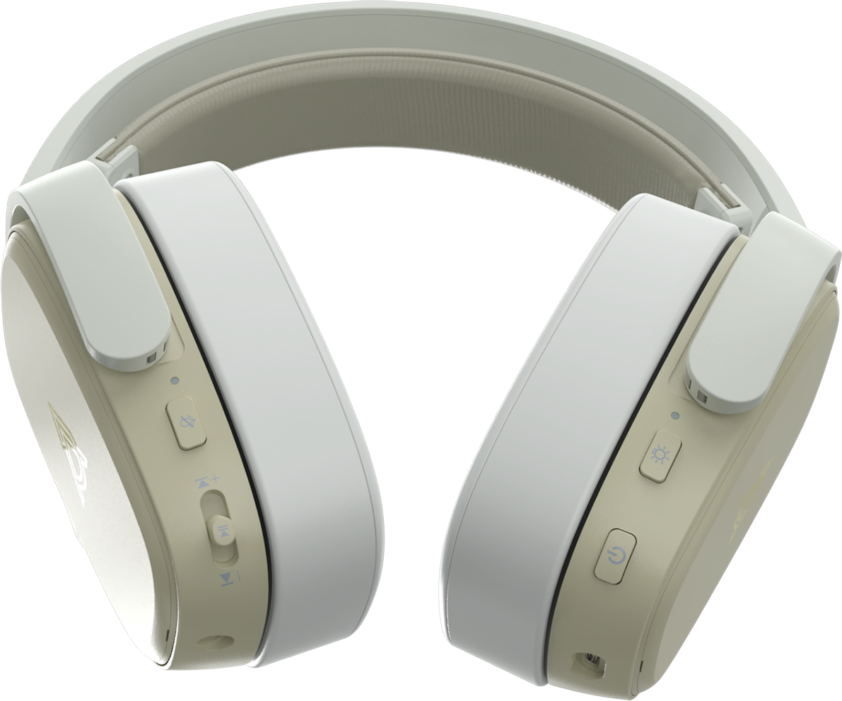 Игровая гарнитура Ajazz AHM09 Max Wireless Grey-White (AHM09-MAX-GW) фото3