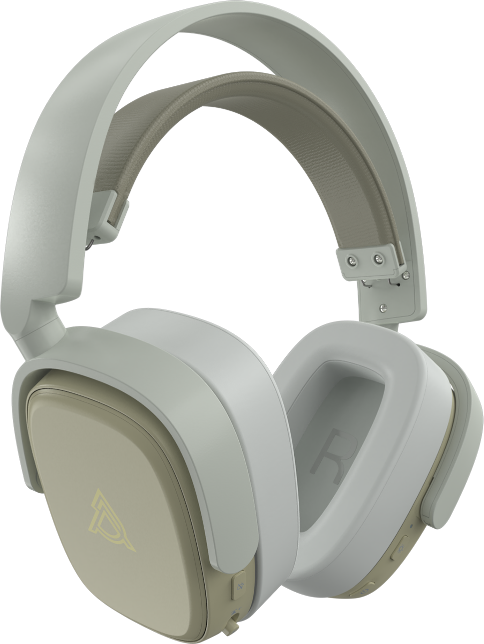Игровая гарнитура Ajazz AHM09 Max Wireless Grey-White (AHM09-MAX-GW) фото4