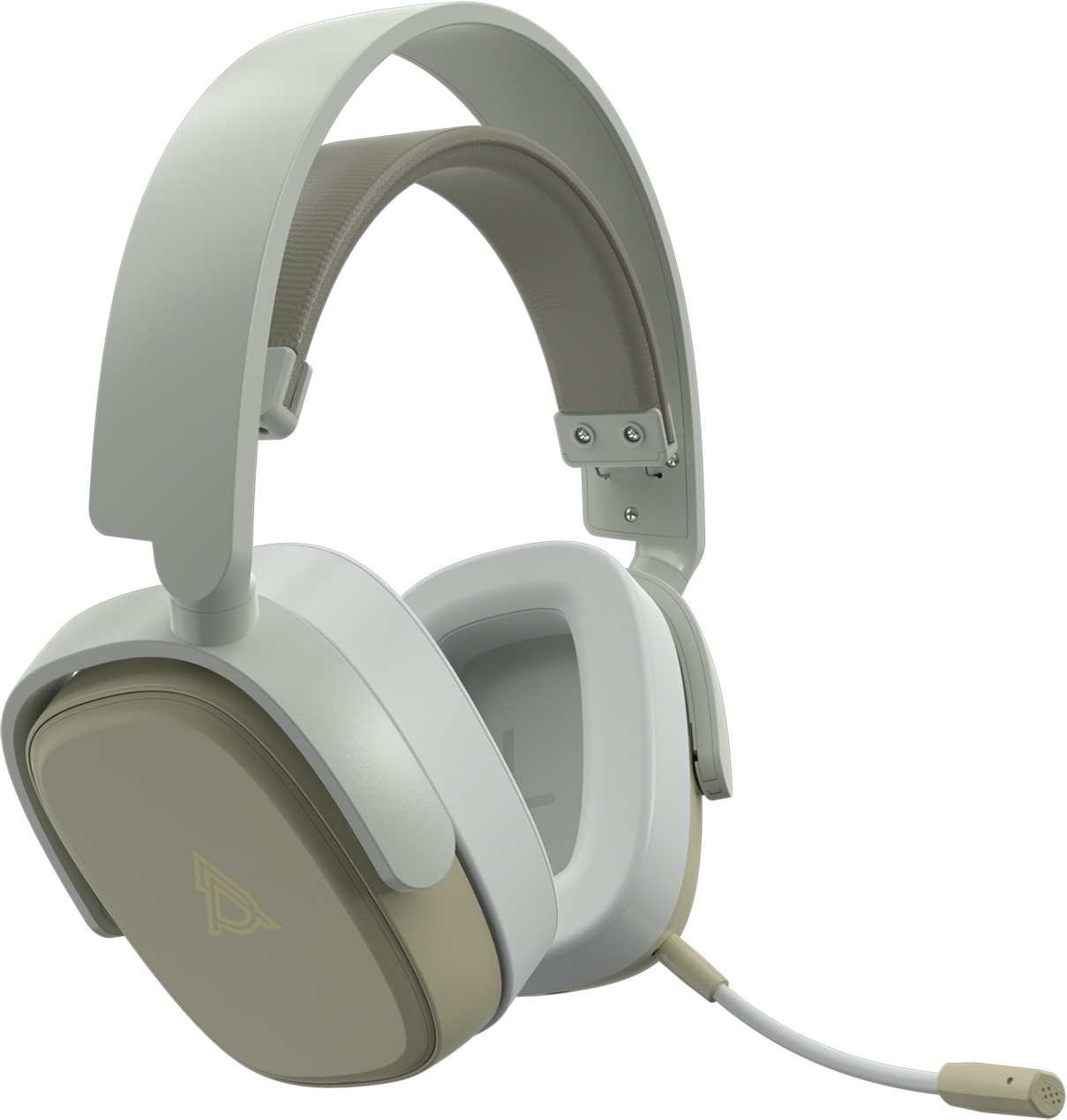 Игровая гарнитура Ajazz AHM09 Max Wireless Grey-White (AHM09-MAX-GW) фото5