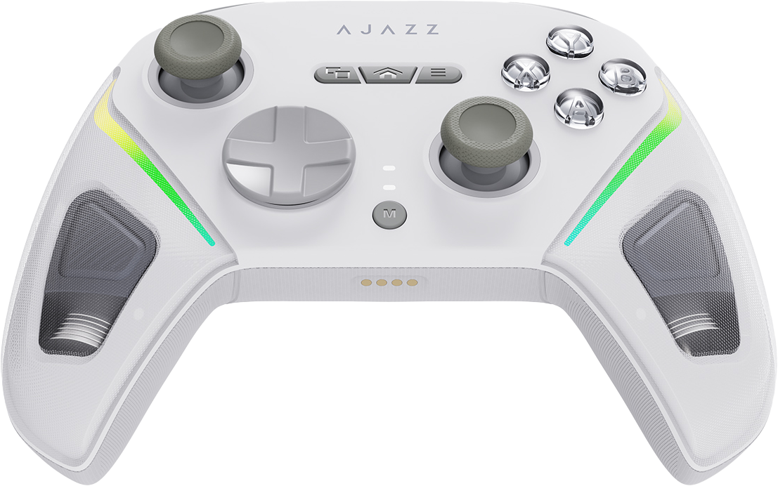 Беспроводной геймпад с док-станцией Ajazz GP100 Set White (GP100S-W) фото4