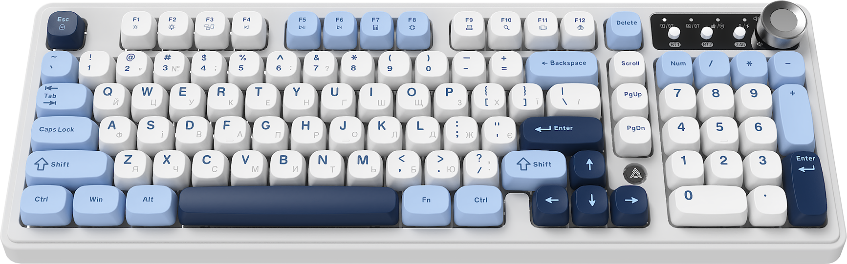 Игровая клавиатура Ajazz AF98 Plus Wireless Glacier Blue (AF98-PLUS-GB) фото3