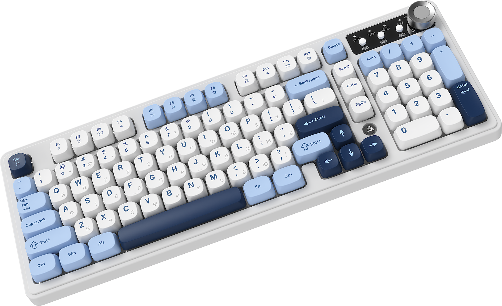 Игровая клавиатура Ajazz AF98 Plus Wireless Glacier Blue (AF98-PLUS-GB) фото4
