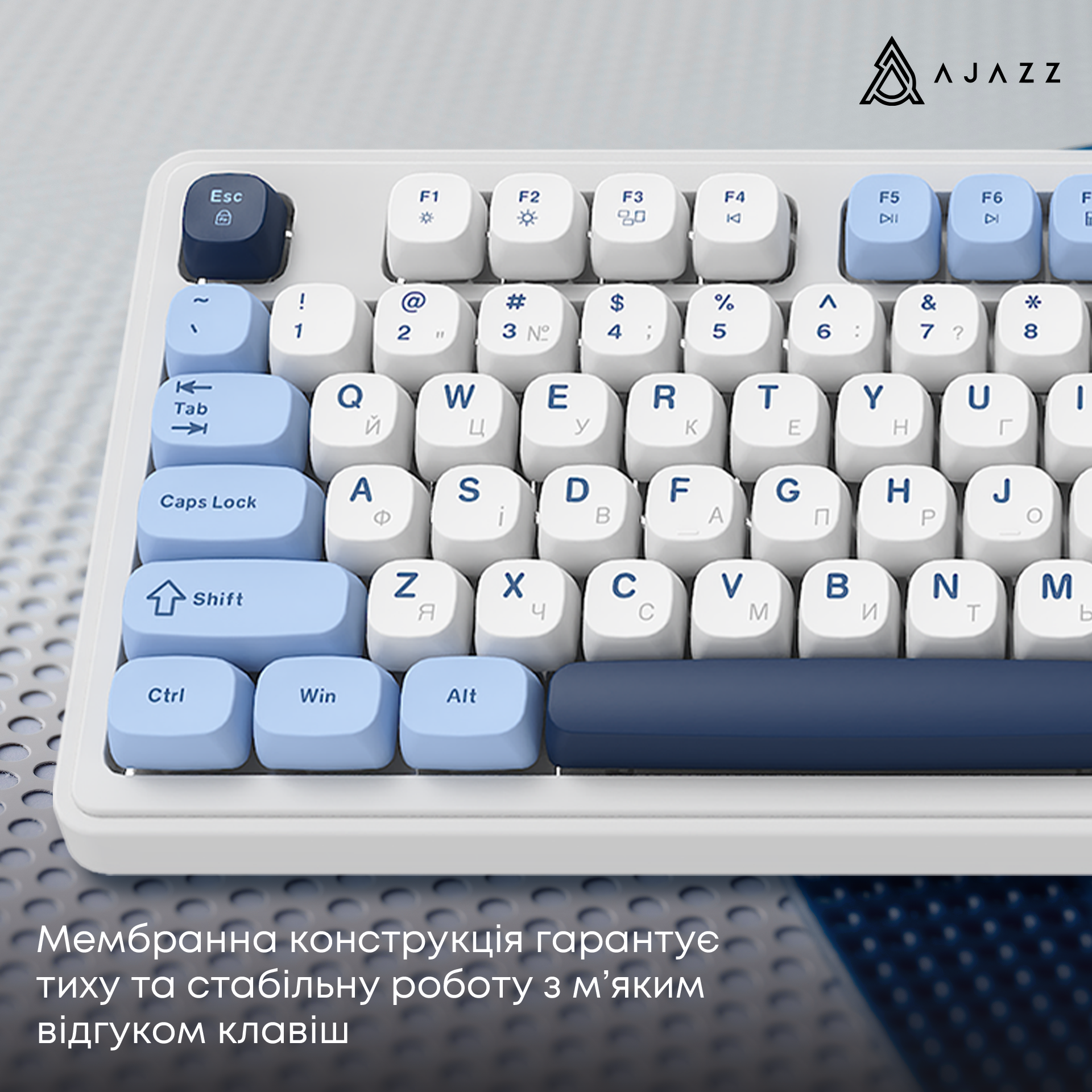 Игровая клавиатура Ajazz AF98 Plus Wireless Glacier Blue (AF98-PLUS-GB) фото12