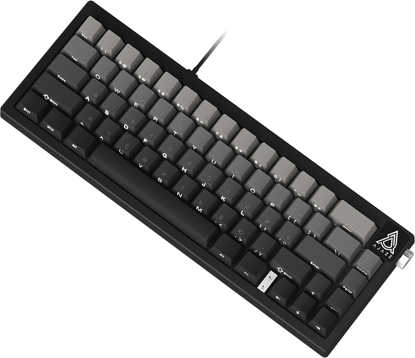Игровая клавиатура Ajazz AK650 Day Dream Switches Gradient Black-Grey (AK650-DD-BG) фото