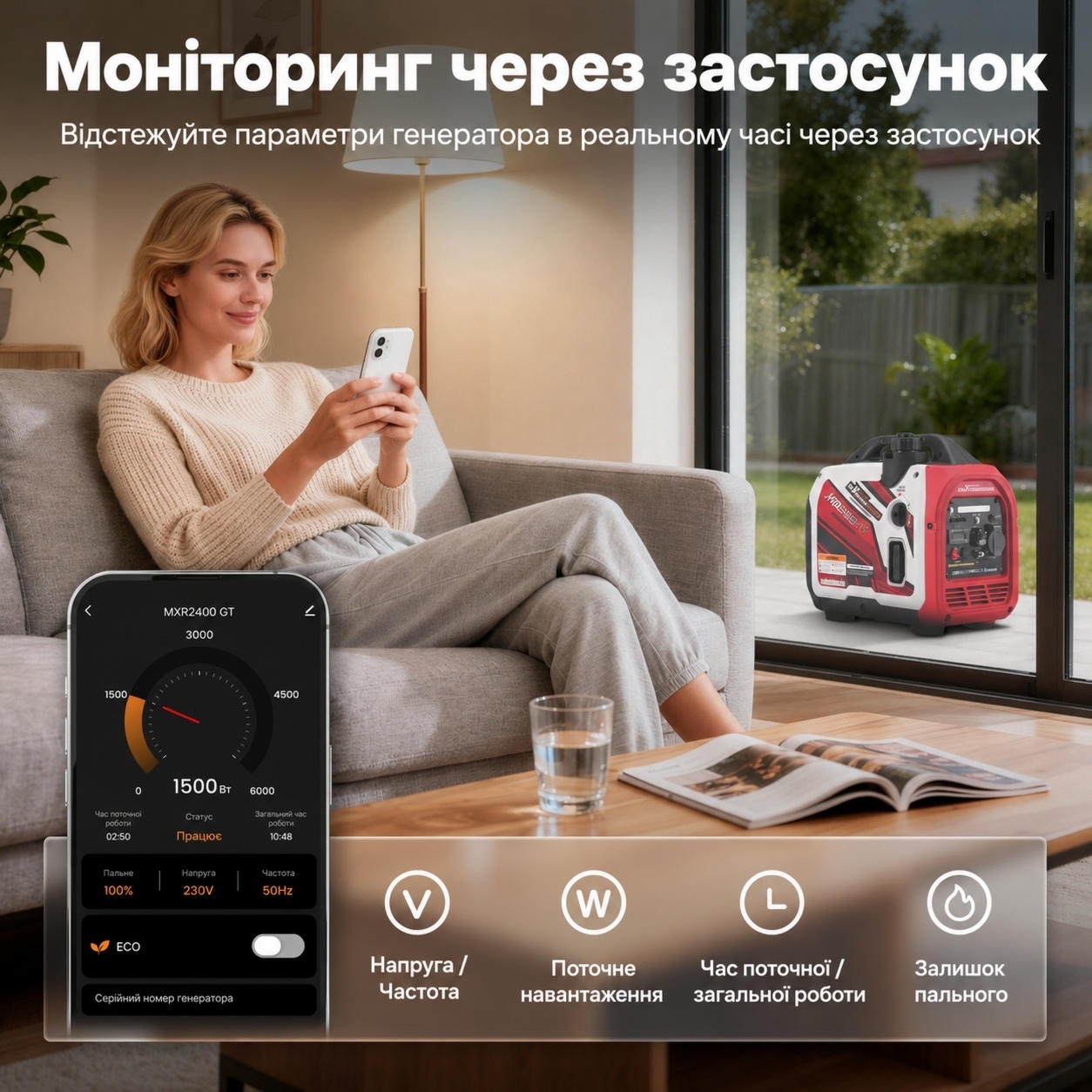 Инверторный генератор MaXpeedingRods (MXR2400GT) фото8