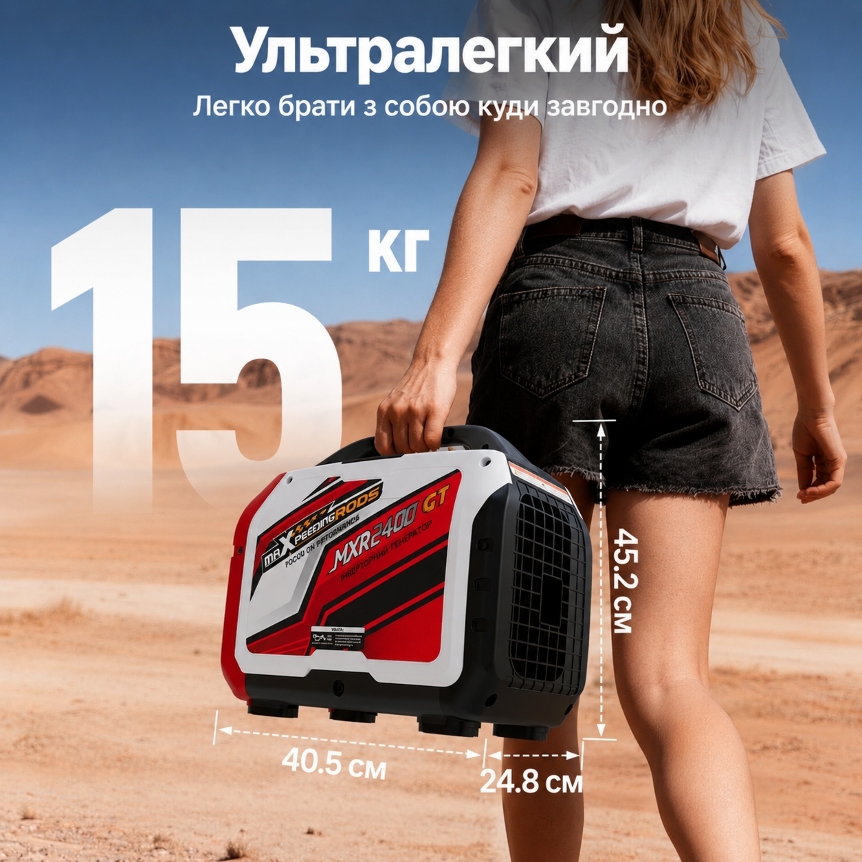 Инверторный генератор MaXpeedingRods (MXR2400GT) фото9