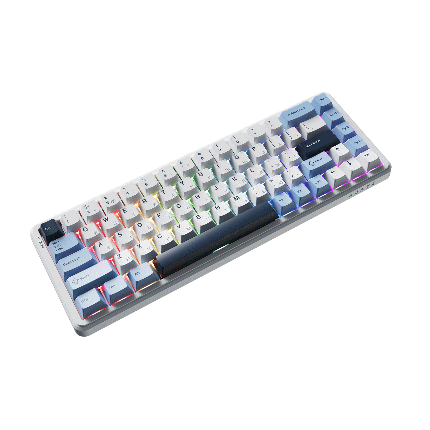 Игровая клавиатура Ajazz AK680 Max Magnetic Switches White (AK680-M-BWD-A) фото2