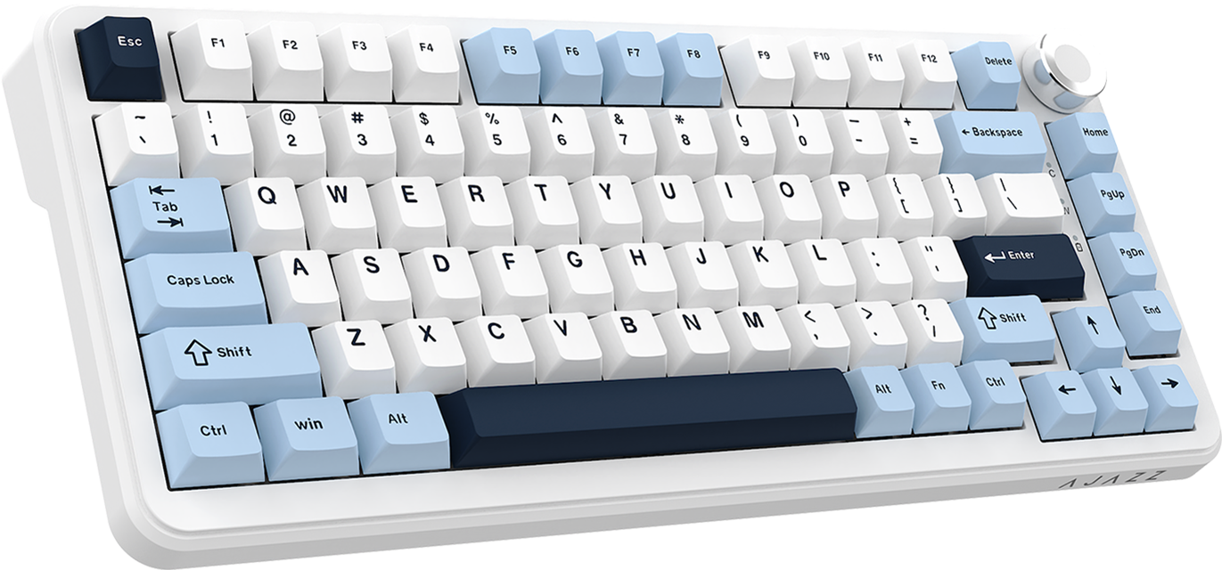 Игровая клавиатура Ajazz AK820 Max Plus Day Dream Switches Wireless White (AK820MAX-DD-BWD) фото