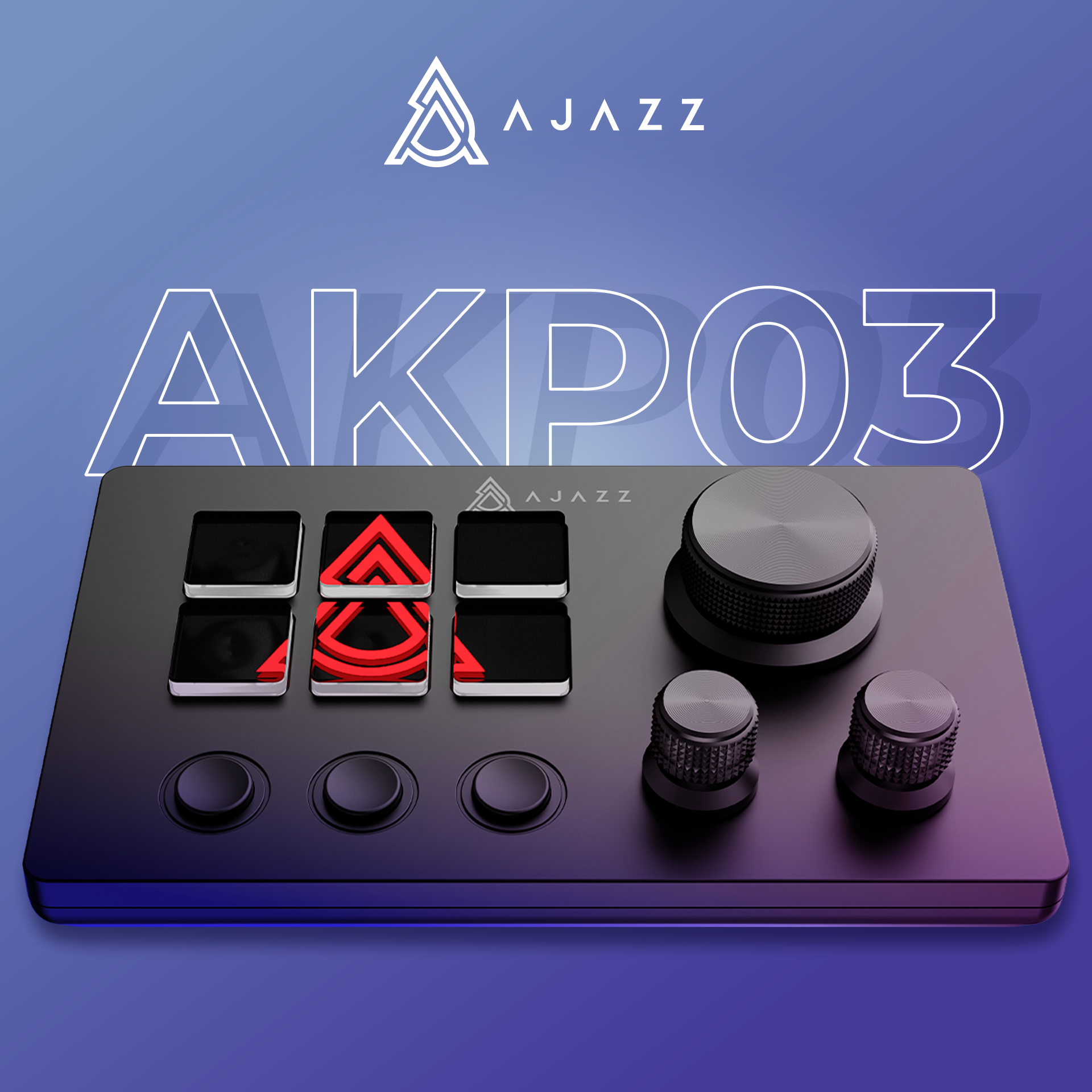 Контролер для стримінгу Ajazz AKP03E USB Black (AKP03E-B) фото6