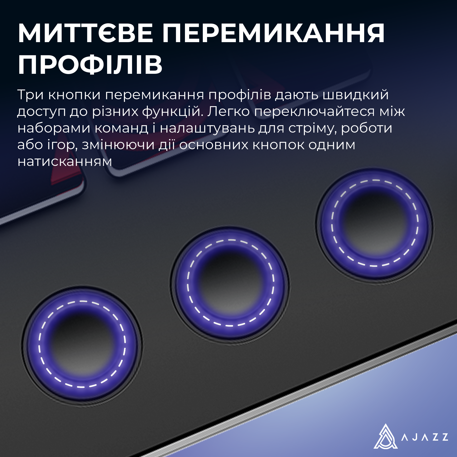 Контролер для стримінгу Ajazz AKP03E USB Black (AKP03E-B) фото11