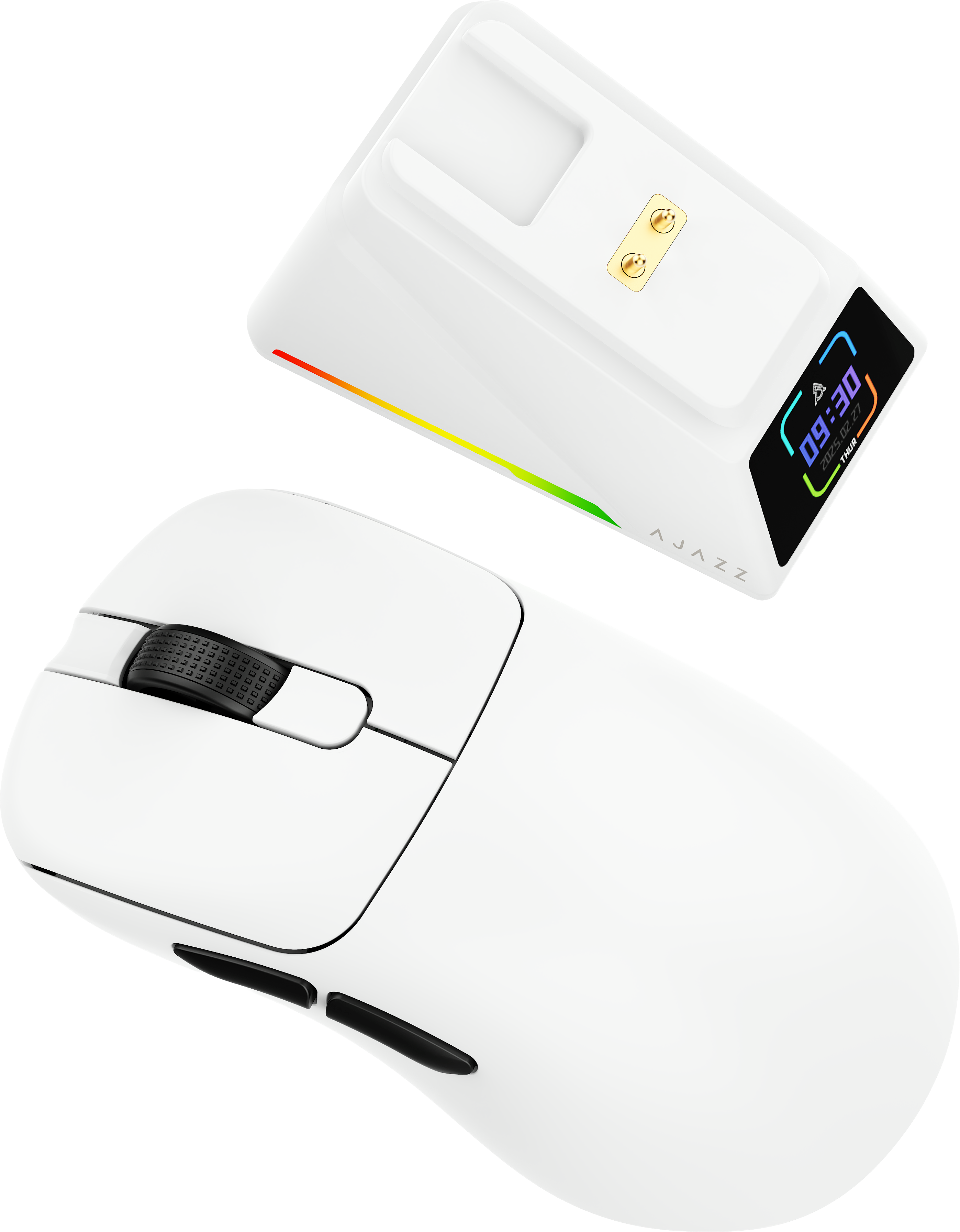 Ігрова миша Ajazz AJ179 Apex Wireless White (AJM179-A-W) фото