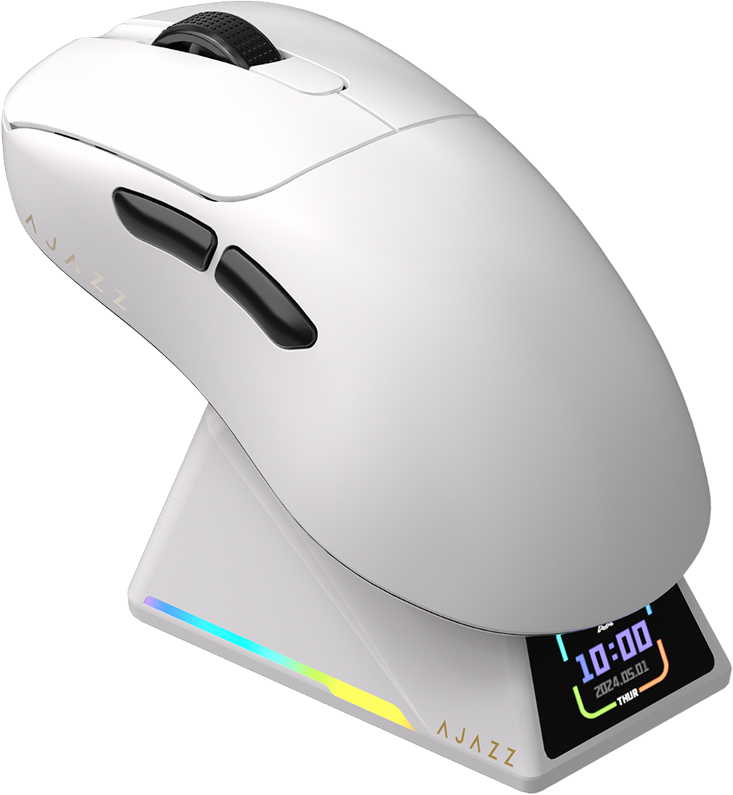 Ігрова миша Ajazz AJ179 Apex Wireless White (AJM179-A-W) фото