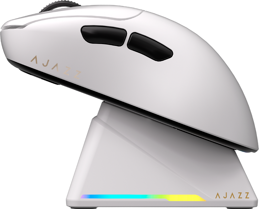 Ігрова миша Ajazz AJ179 Pro Wireless (Charging Dock) White (AJ179-PRO-W) фото
