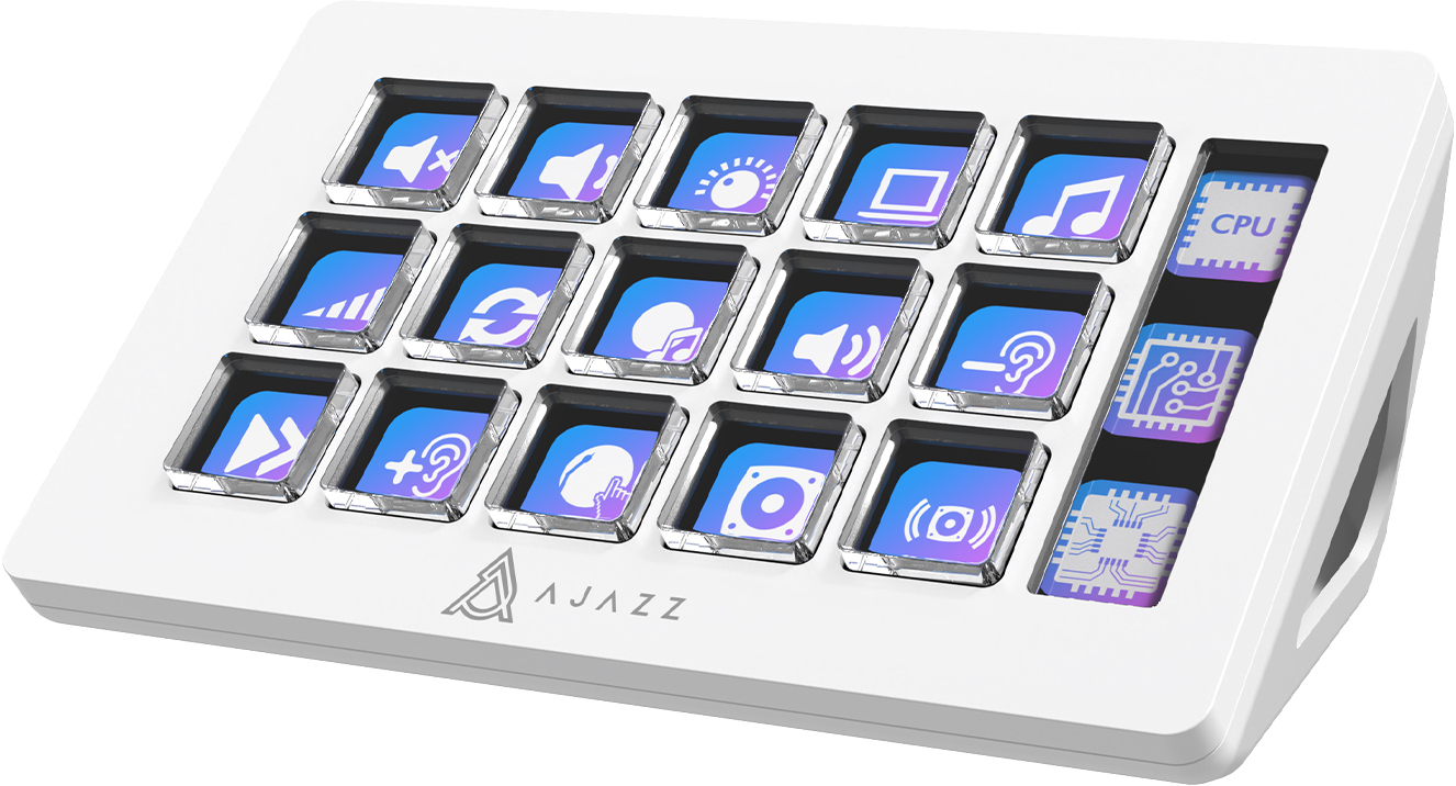Контролер для стрімингу Ajazz AKP153E White (AKP153E-W) фото3