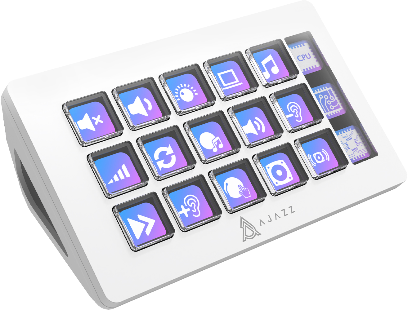 Контролер для стрімингу Ajazz AKP153E White (AKP153E-W) фото4