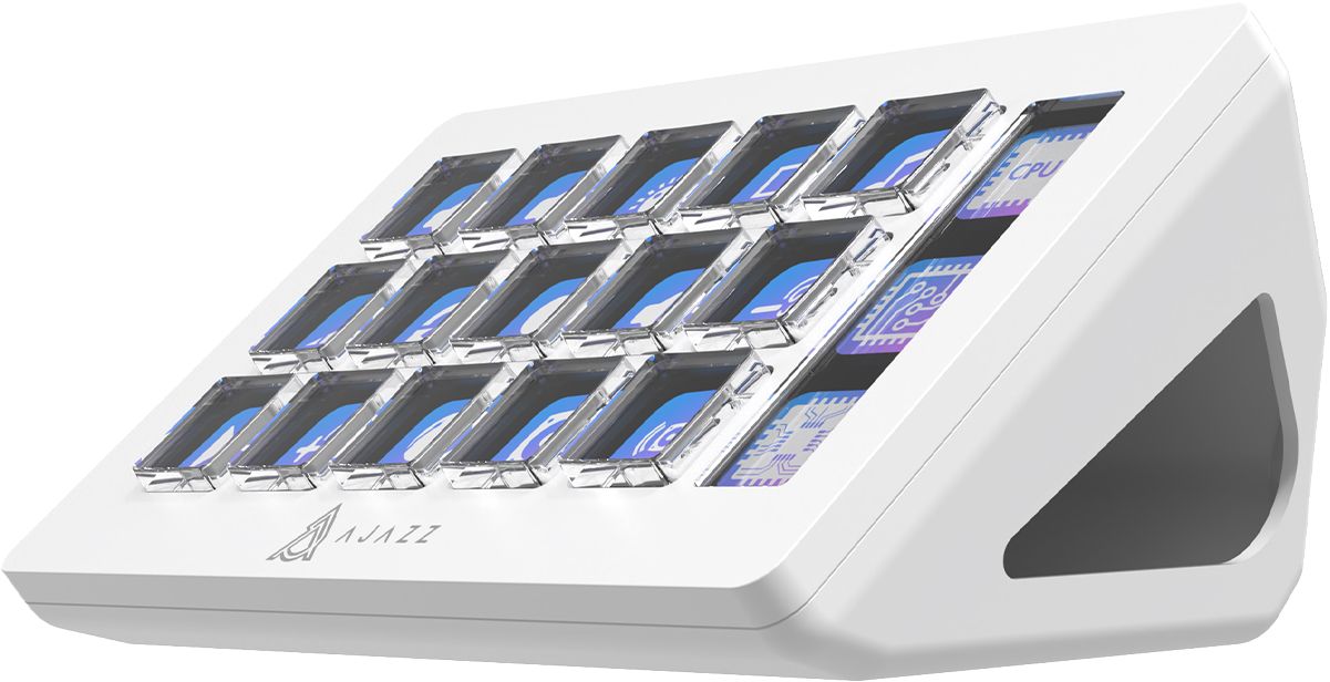 Контролер для стрімингу Ajazz AKP153E White (AKP153E-W) фото5
