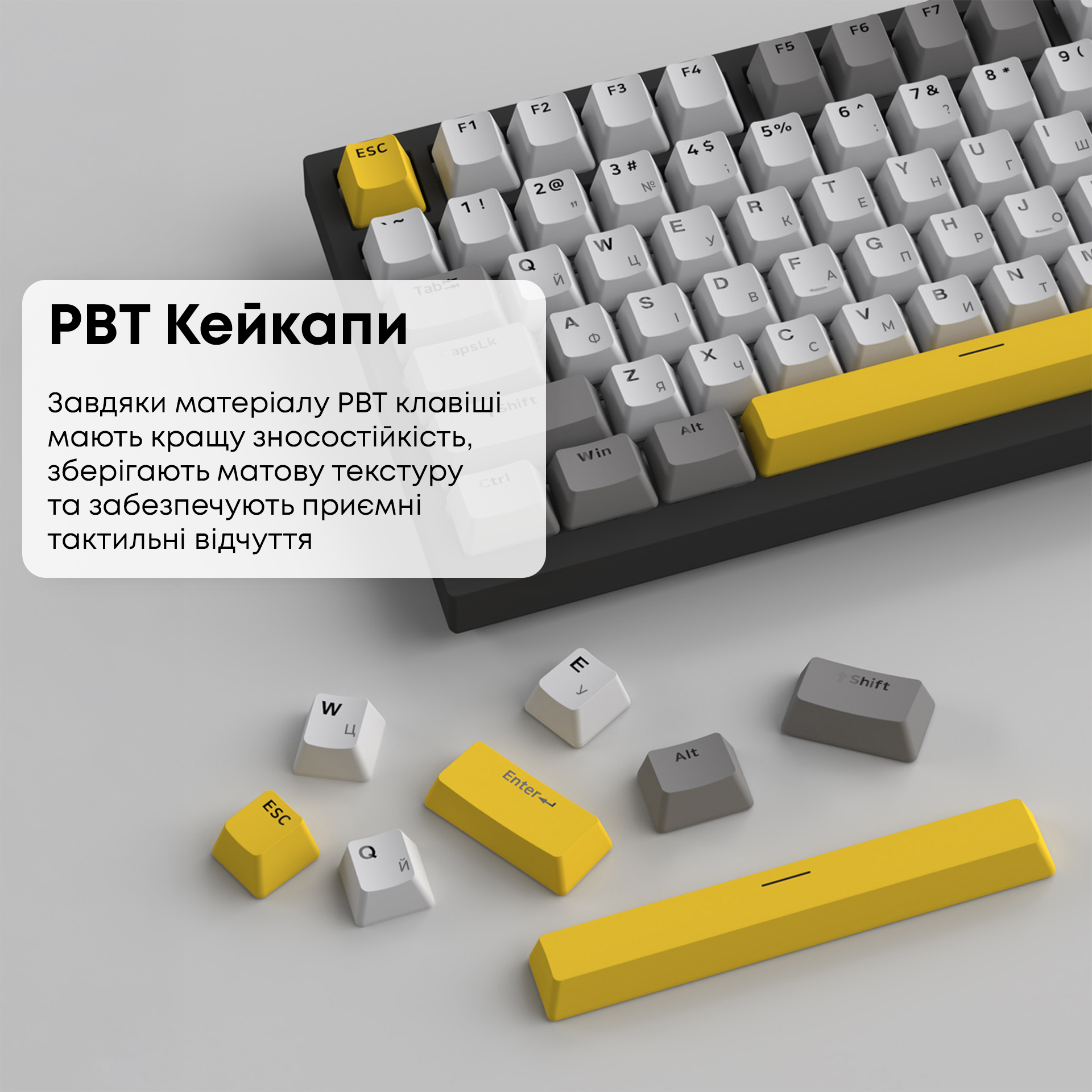 Игровая клавиатура Ajazz AK820 Sea Salt Switches Black (AK820-SS-BGY) фото