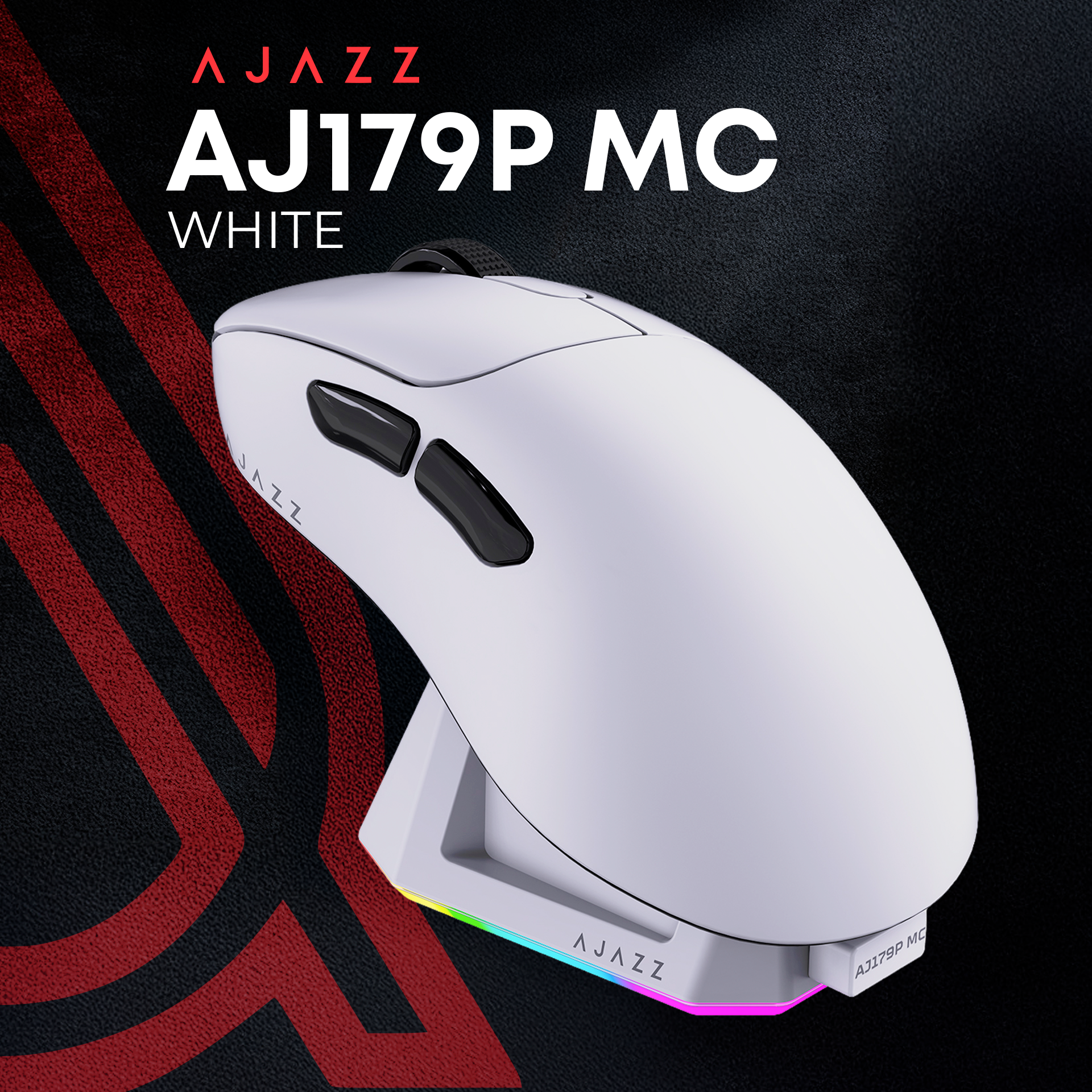 Ігрова миша Ajazz AJ179P MC Wireless White (AJ179P-MC-W) фото