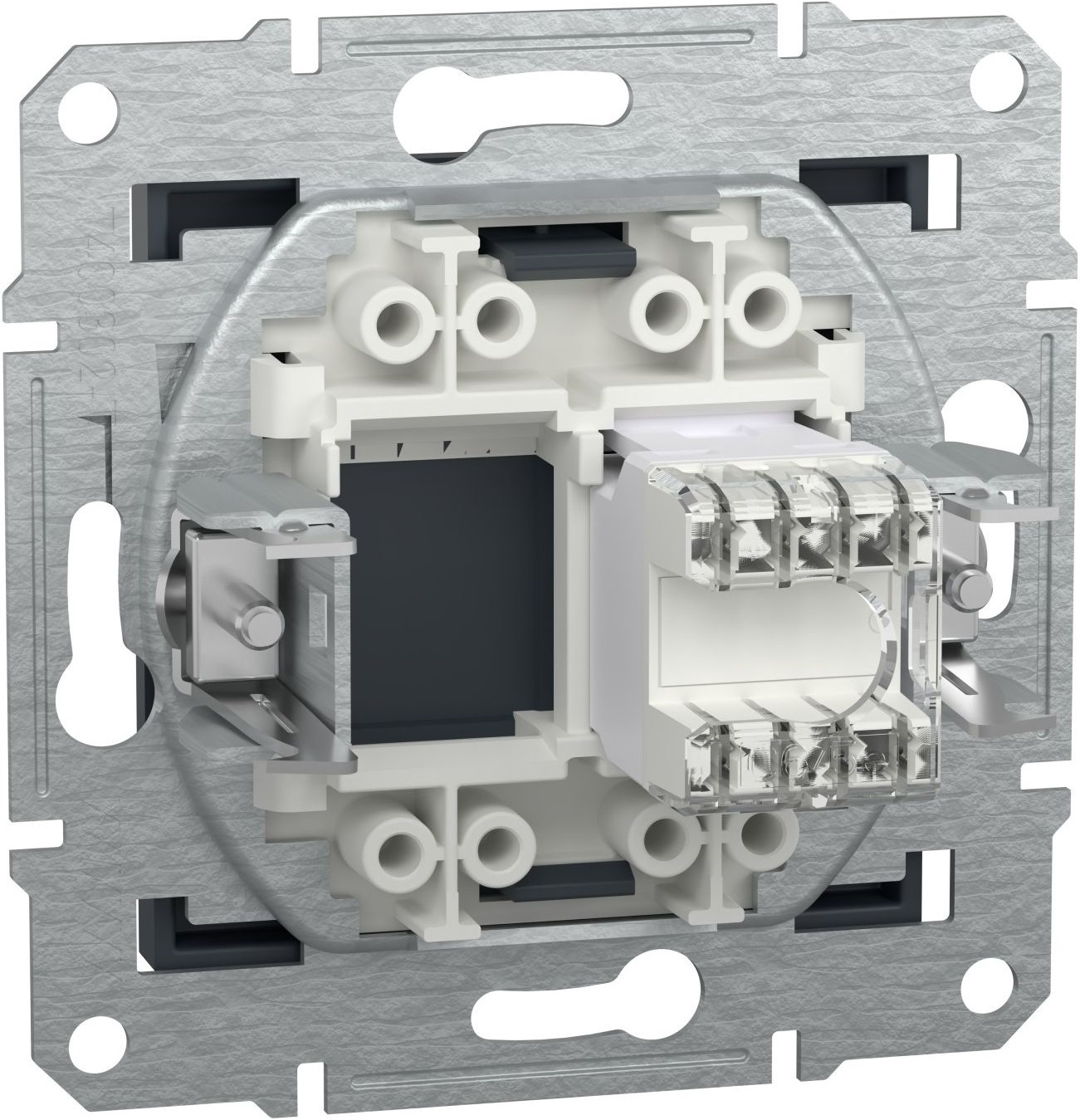 Комп'ютерна розетка RJ45 Schneider Electric, Asfora (антрацит, без рамки) (EPH4300171) фото4
