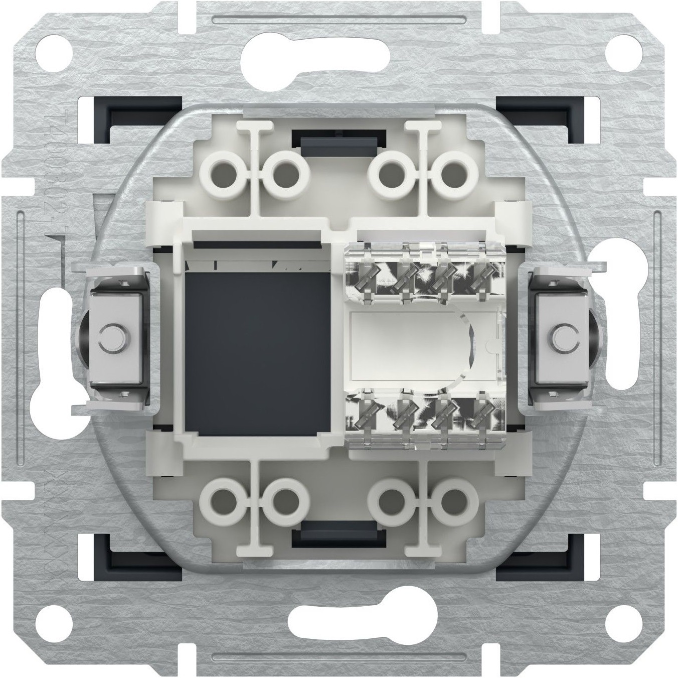 Комп'ютерна розетка RJ45 Schneider Electric, Asfora (антрацит, без рамки) (EPH4300171) фото3
