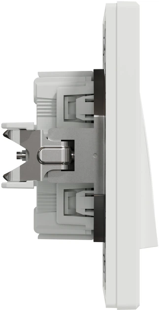 Выключатель 1-клавишный Schneider Electric, Asfora (белый, самозажимной) (EPH0100121) фото3