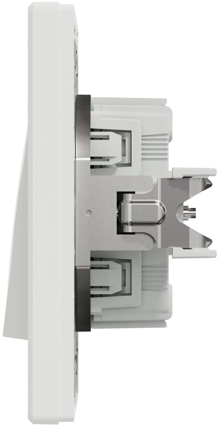 Переключатель 1-клавишный Schneider Electric, Asfora (белый, самозажимной) (EPH0400121) фото6