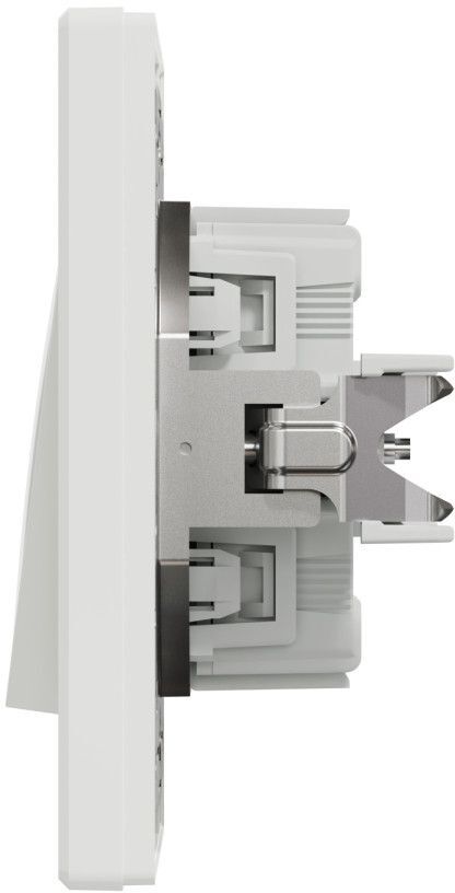 Выключатель 2-клавишный Schneider Electric, Asfora (белый, самозажимной) (EPH0300121) фото2