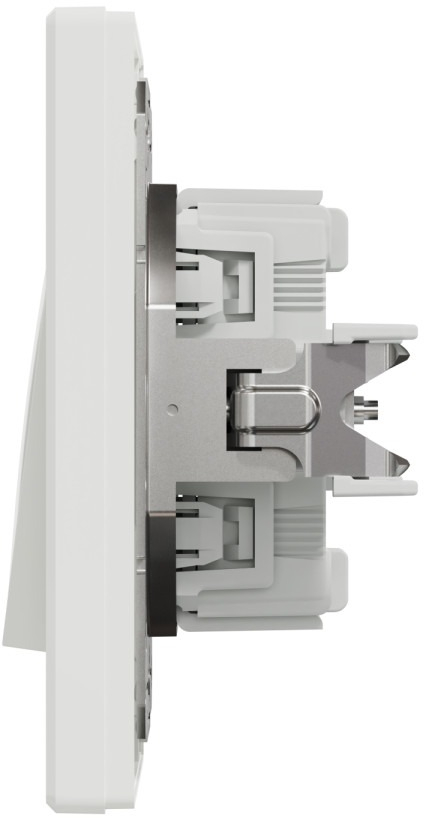 Перемикач 2-клавішний Schneider Electric, Asfora (білий, самозатискний) (EPH0600121) фото2