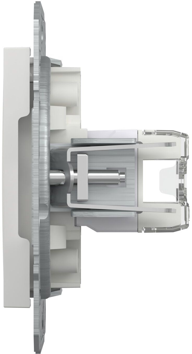 Двойная компьютерная розетка RJ45 Schneider Electric, Asfora (белый, без рамки) (EPH4470121) фото5