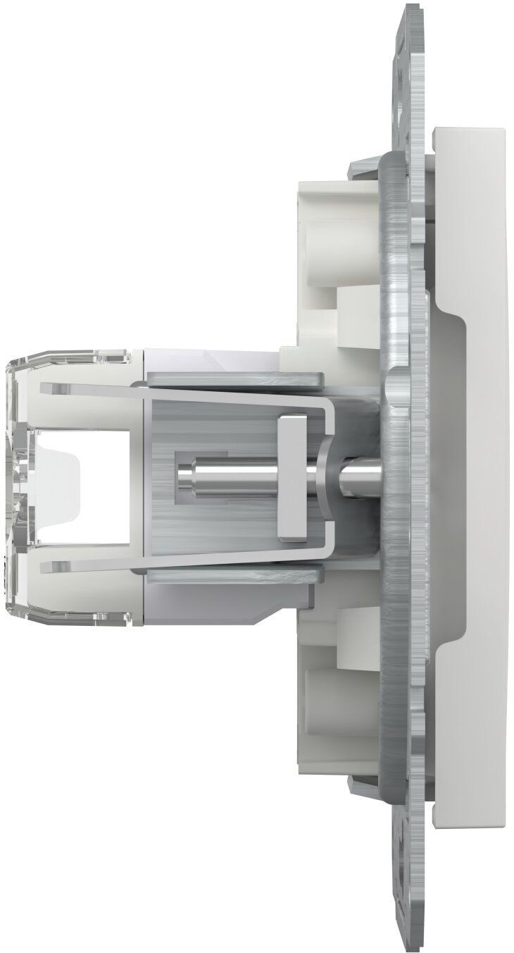 Двойная компьютерная розетка RJ45 Schneider Electric, Asfora (белый, без рамки) (EPH4470121) фото6