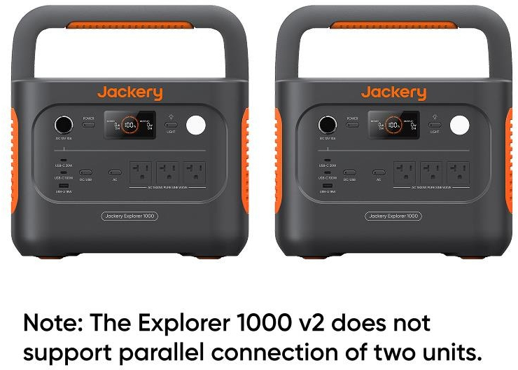 Портативна зарядна станція JACKERY EXPLORER 1000V2 1070WH (21-0001-000221) фото