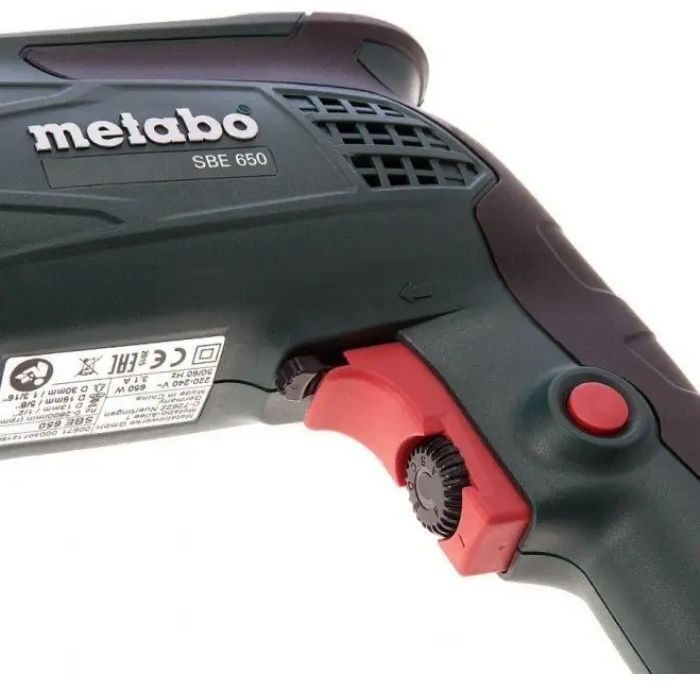 Дрель ударная Metabo SBE 650 650Вт (600742500) фото