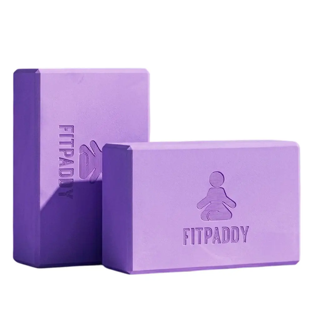 Блоки для йоги FITPADDY фіолетові BLOCK01VL фото2