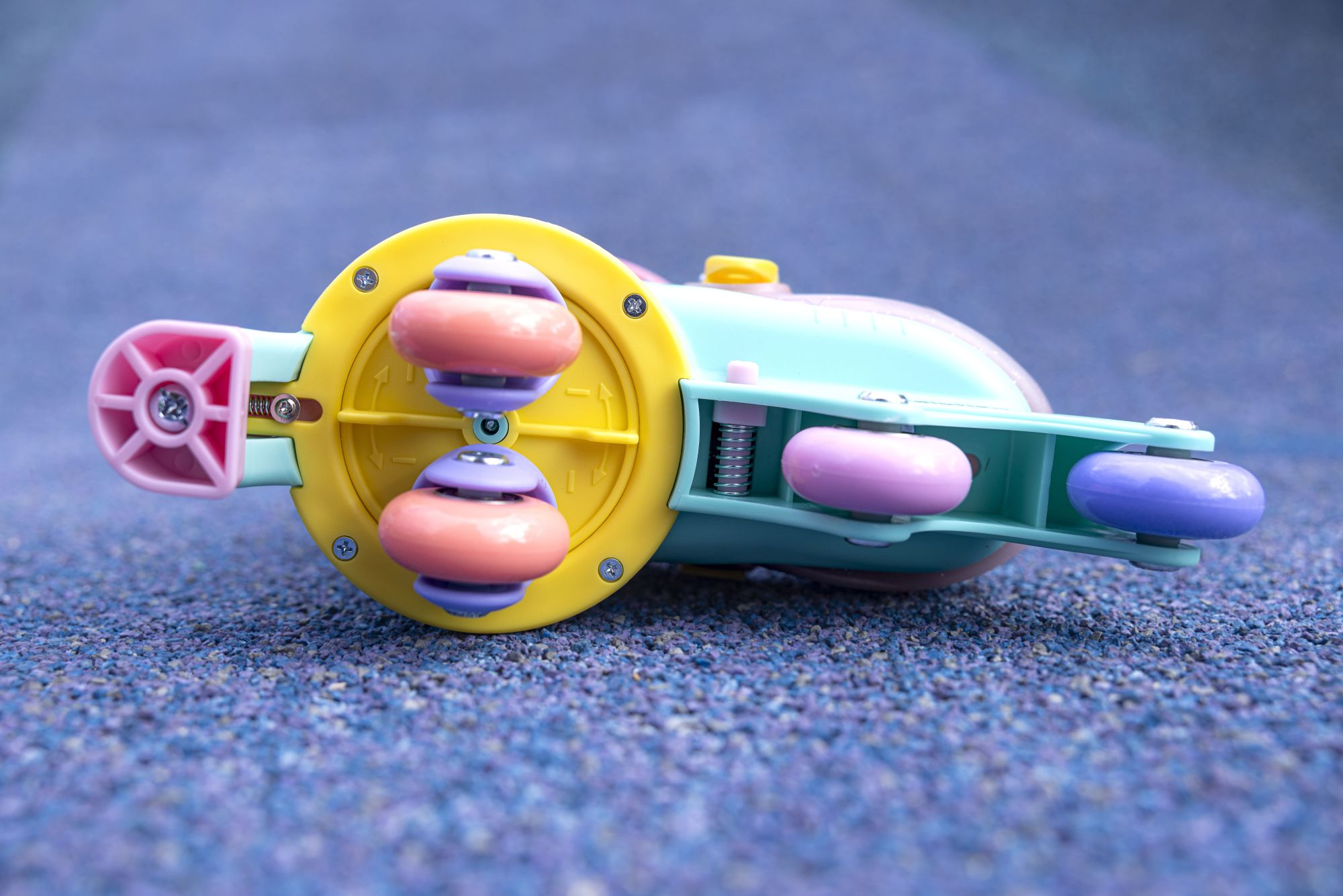 Роликові ковзани Yvolution Twista, размер 30-34, радуга фото8
