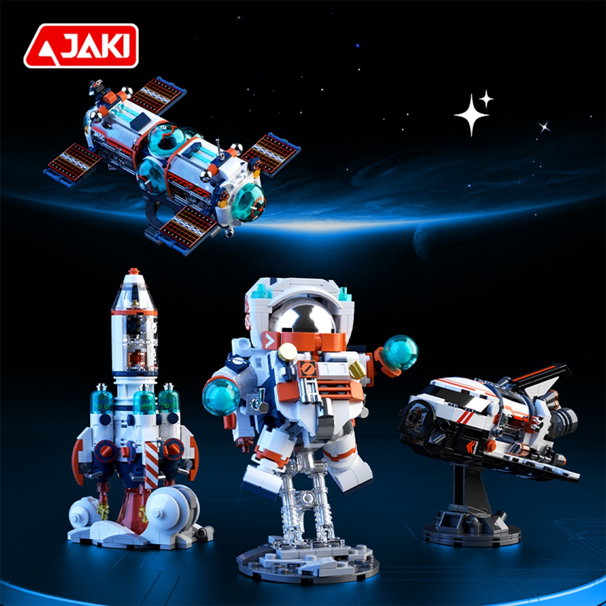 Конструктор JAKI серії Космос - Космічна станція (JK8506) фото6
