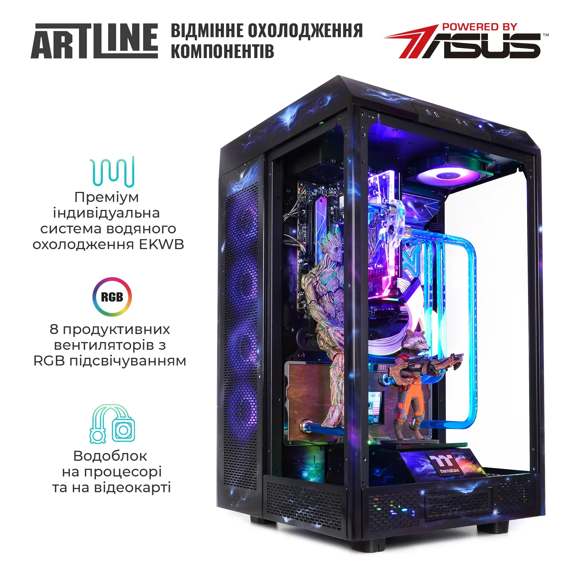 Cистемный блок ARTLINE Overlord Guardian Windows 11 Pro (Guardianv04) фото