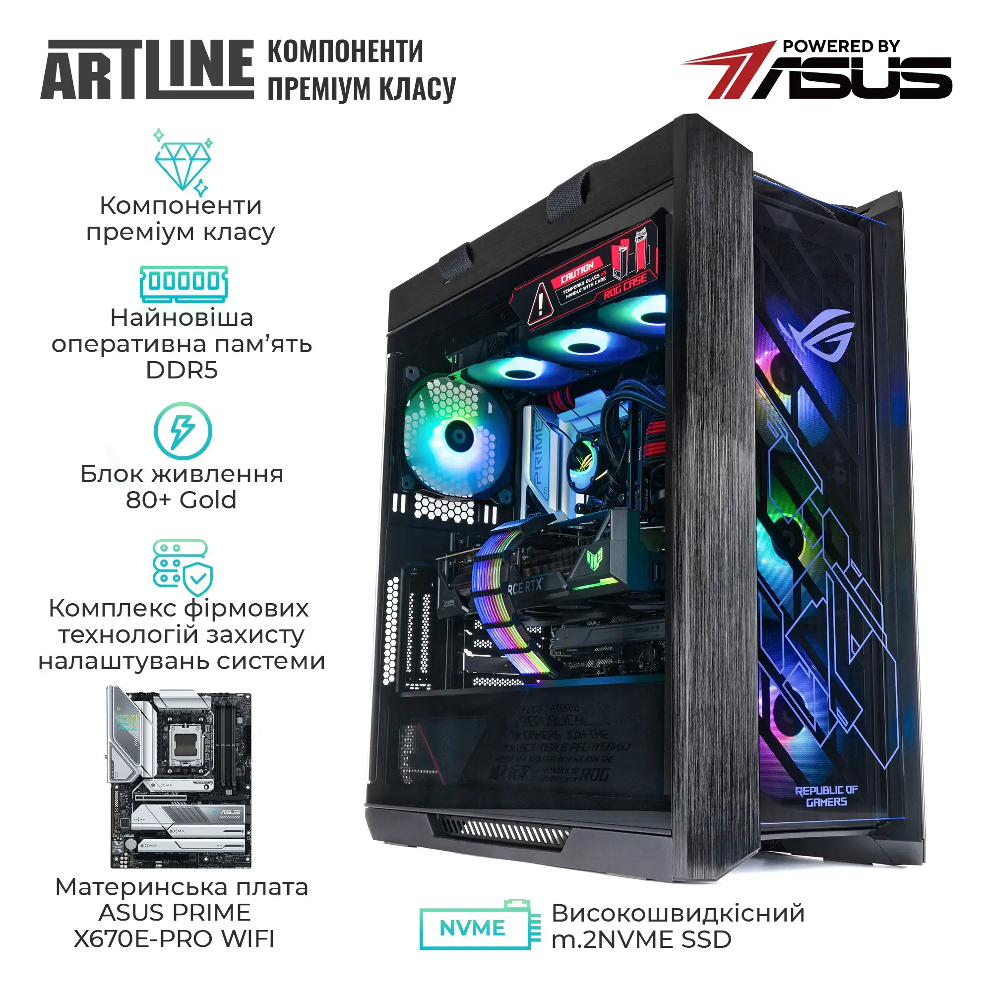 Cистемный блок ARTLINE Overlord STRIX Windows 11 Pro (STRIXv183Win) фото5