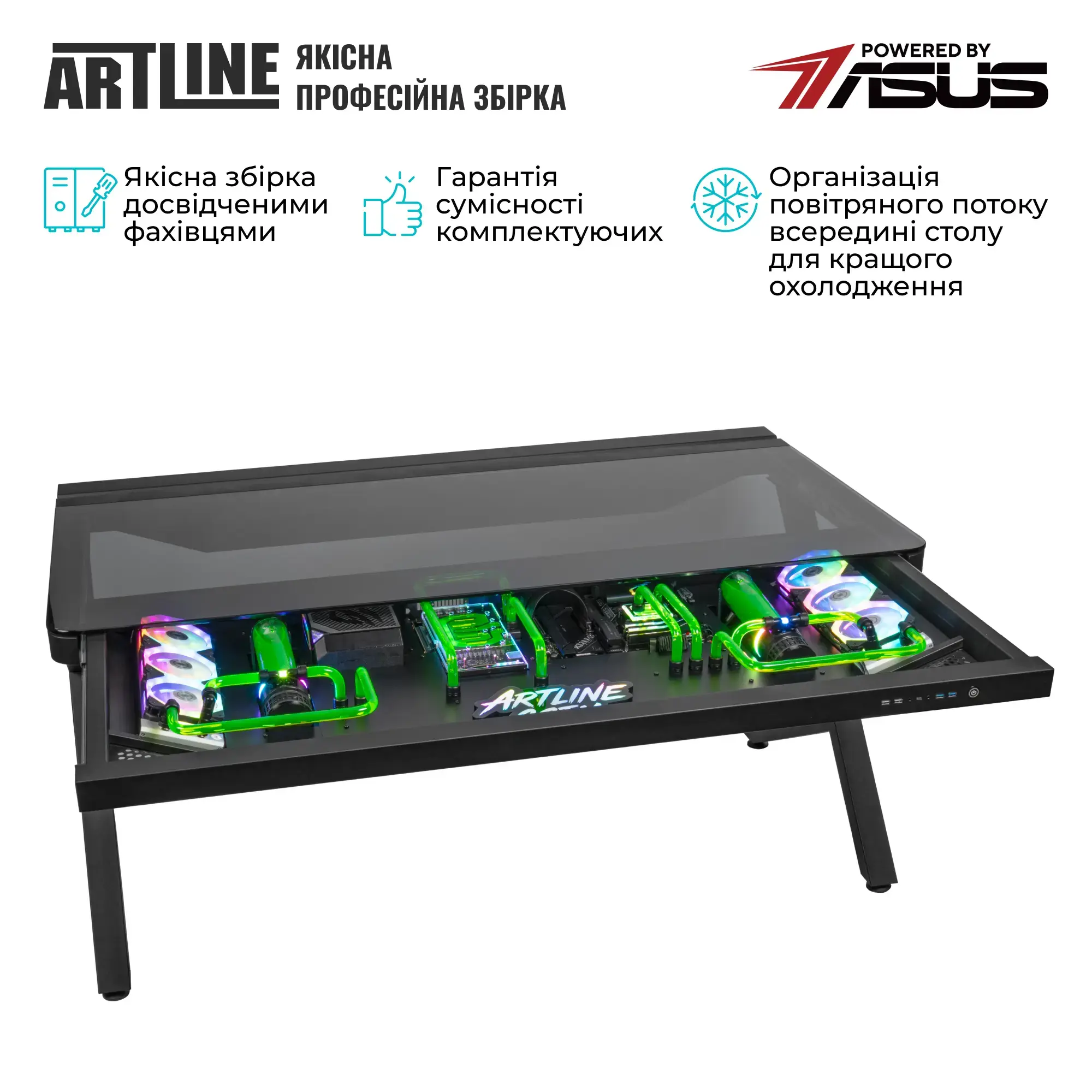 Компьютер в столе ARTLINE Overlord DESKPro Windows 11 Pro (DESKProv19Win) фото11
