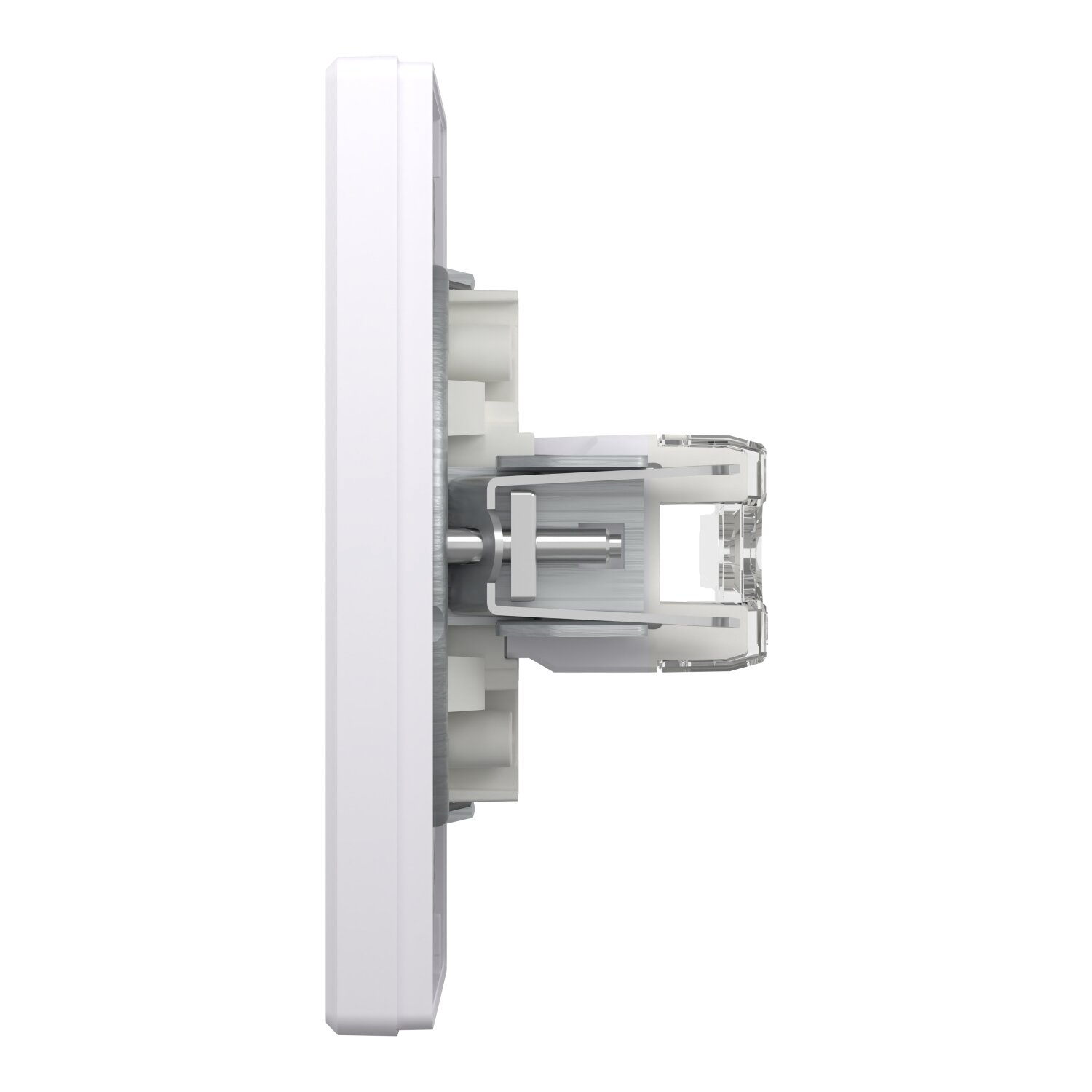 Розетка подвійна комп'ютерна rj45 Schneider Electric, Asfora білий (EPH4800121) фото4